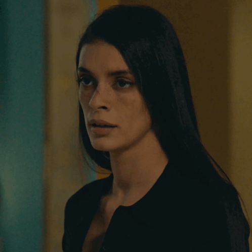 Woman With Long Dark Hair Saying Take Me GIF