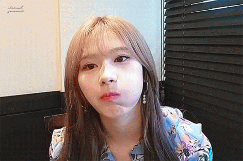Woman With Long Hair Making Funny Face GIF