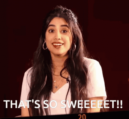 Woman With Long Hair Smiling That's So Sweet GIF