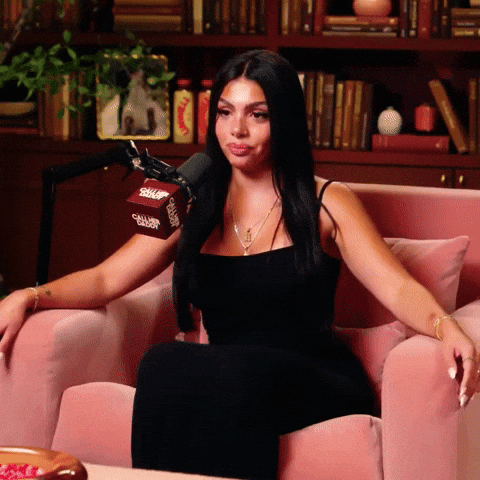 Woman With Microphone Saying Call Me Daddy