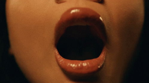 Woman With Mouth Open