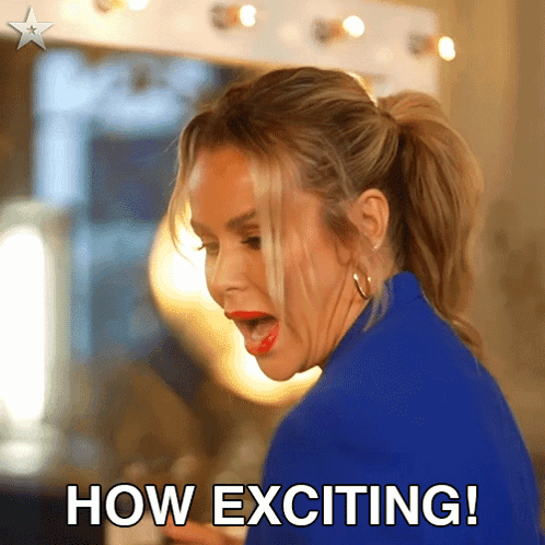 Woman With Mouth Open Saying How Exciting GIF