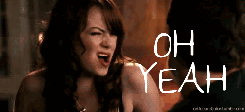 Woman With Mouth Open Saying Oh Yeah GIF