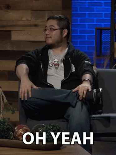 Woman With Mustache Saying Oh Yeah GIF