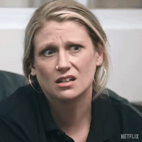 Woman With Nose Ring Making Funny Face