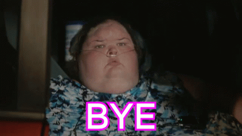 Woman With Nose Ring Says Bye In Pink GIF
