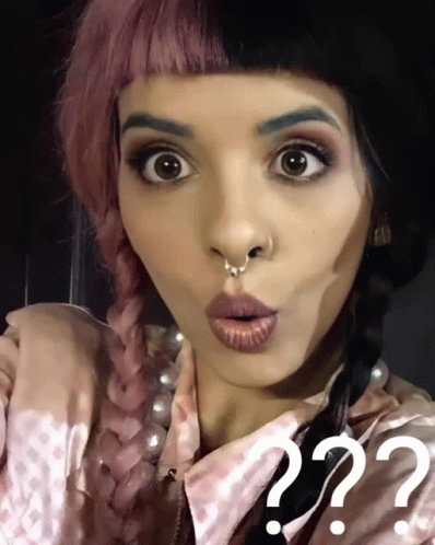 Woman With Nose Ring Surprised Question Mark