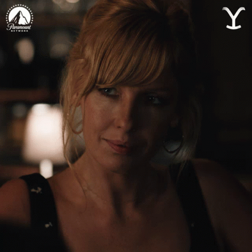 Woman With Paramount Network Logo GIF