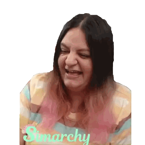Woman with Pink Hair and Simarchy Shirt