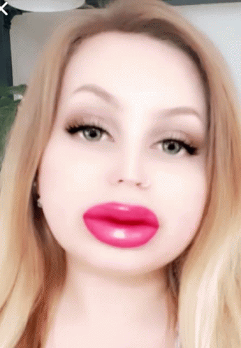 Woman with Pink Lip