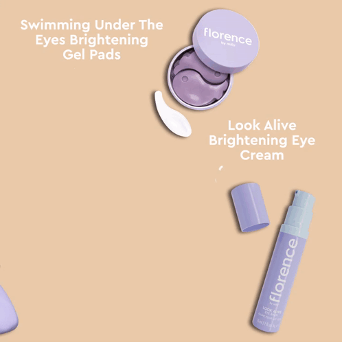Woman With Purple Eye Patches Near Florence Product GIF