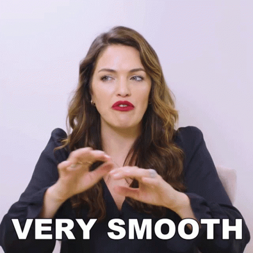 Woman With Red Lips Making Face Very Smooth