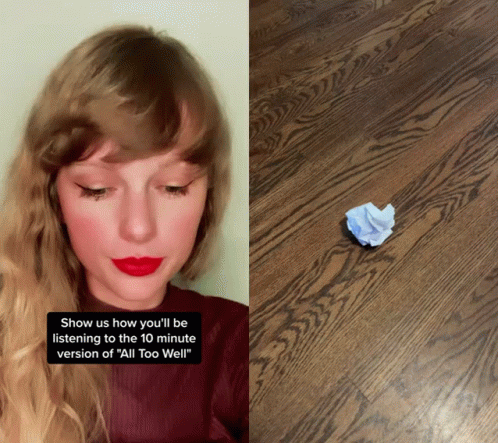 Woman with Red Lipstick Next to Listening Paper