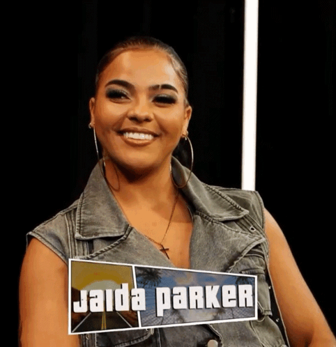 Woman With Sign Saying Jaida Parker