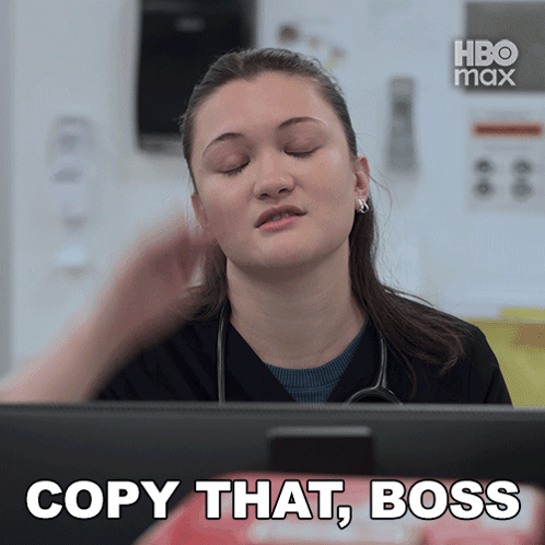 Woman with Stethoscope Copy That Boss