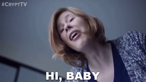 Woman With Sunglasses and Heart Saying Hi Baby