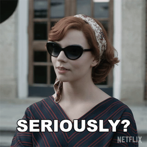 Woman With Sunglasses And Scarf Seriously Netflix GIF