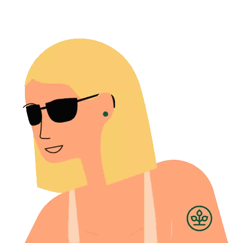 Woman with Sunglasses and Tattoo
