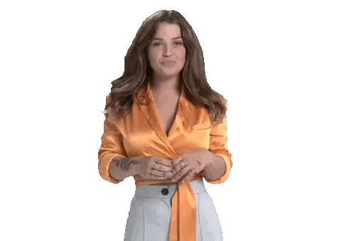 Woman with Tattoo Wearing Yellow Top