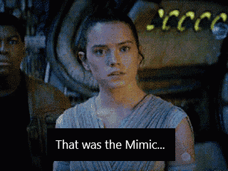 Woman with That Was The Mimic