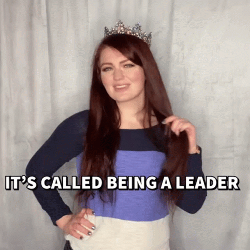Woman with Tiara Called Leader
