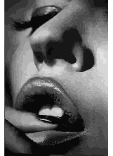 Woman With Tongue Out