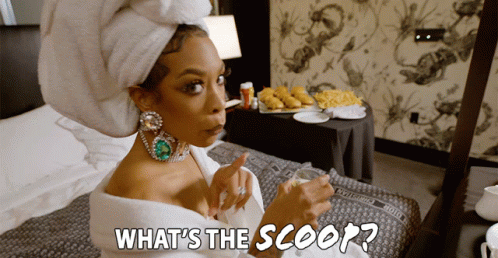 Woman With Towel on Head Whats the Scoop