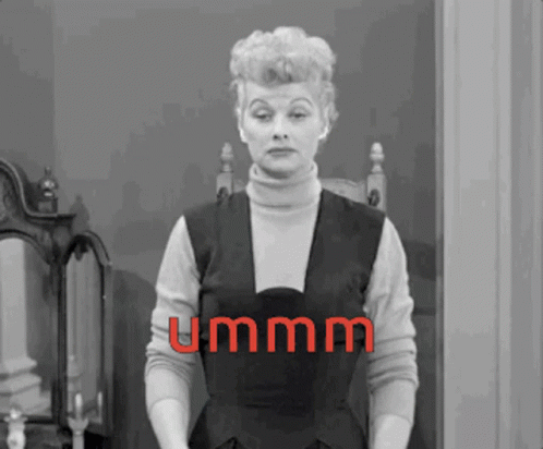 Woman with Ummm Above Her