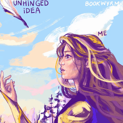 Woman with Unhinged Idea