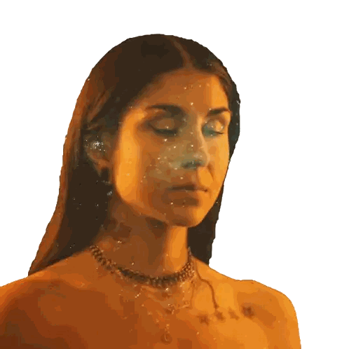 Woman Without Shirt Tattoo Saying XD