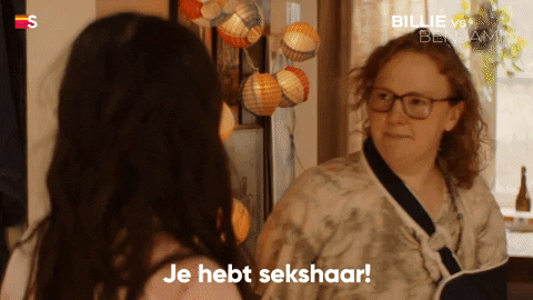 Woman Woke Up With Crazy Hair GIF