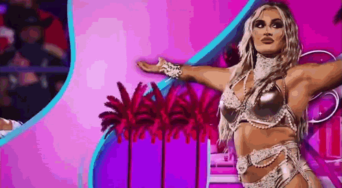 Woman Wrestler Tiffany Stratton GIF