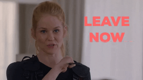 Woman You Need To Leave Now GIF