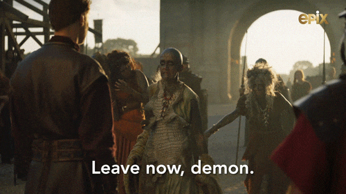 Woman You Need To Leave Now Demon GIF