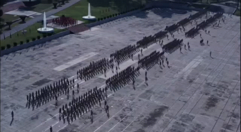 Women Cadet Marching GIF