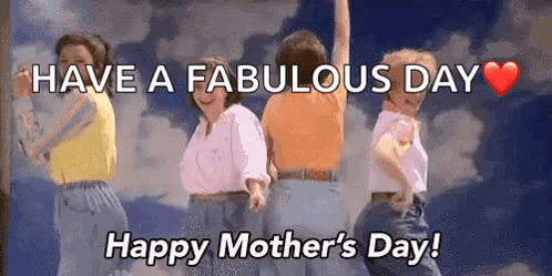 Women Dancing Happy Mother's Day GIF