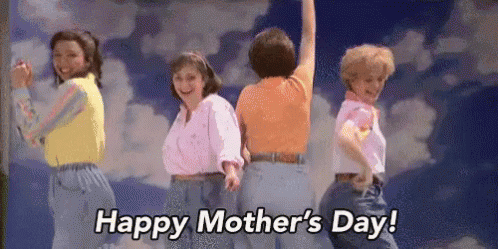 Women Dancing Happy Mothers Day GIF