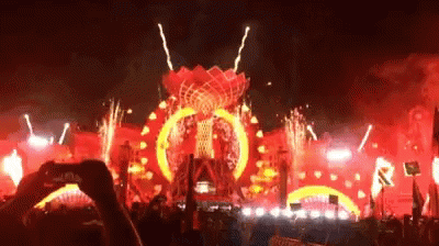 Women Dancing in Front of EDC All Are Welcome Sign