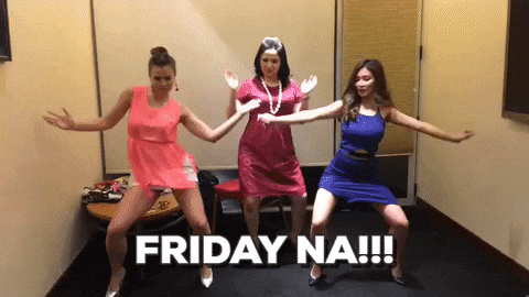 Women Dancing On Friday Vibes GIF