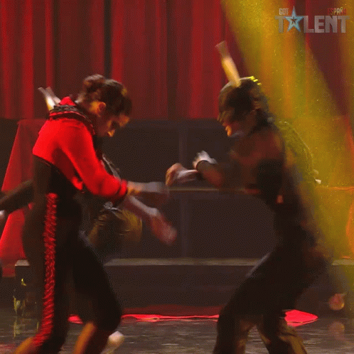 Women Dancing on Stage With Talent