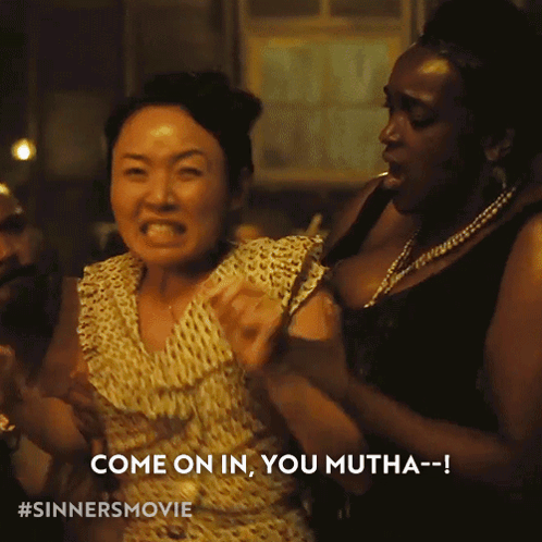 Women Dancing Saying Come On