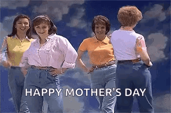 Women Dancing Under Blue Sky GIF