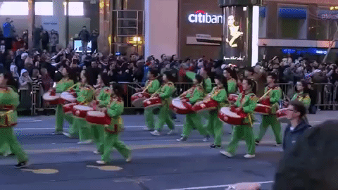 Women Drummers Parade GIF