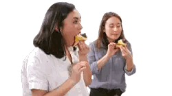 Women Eating Cupcakes