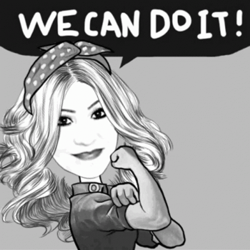 Women Empowerment We Can Do It GIF