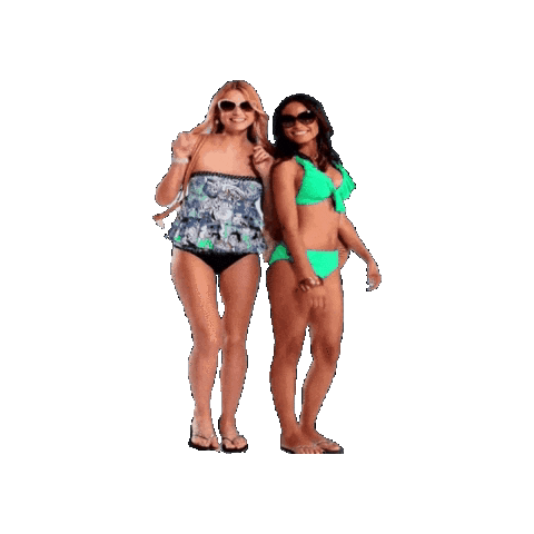 Women Friends Wears Swimsuit GIF