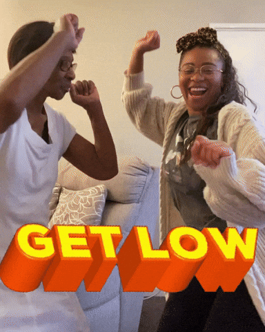 Women Get Low Happily GIF