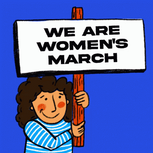 We Are Women's March GIF