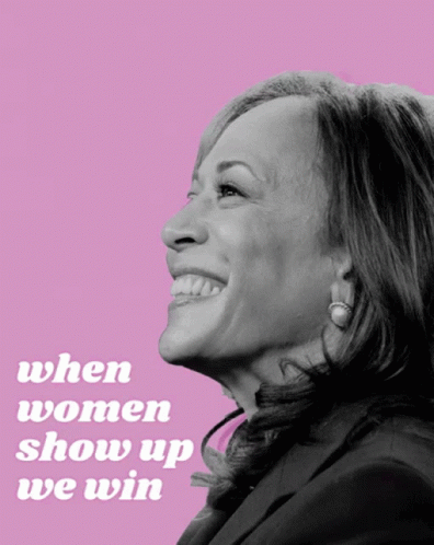 When Women Show Up We Win GIF