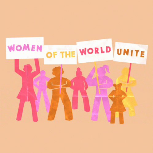 Women Of The World Unite GIF